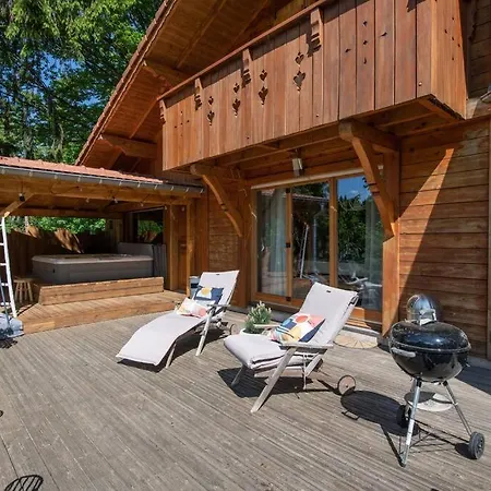 L'ecrin Blanc - Cocon Familial Avec Jacuzzi Et Salle De Jeux Chalet *