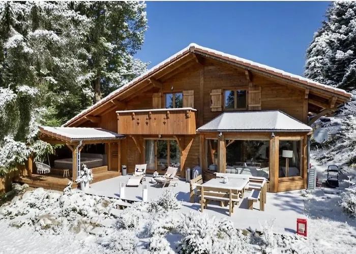 L'ecrin Blanc - Cocon Familial Avec Jacuzzi Et Salle De Jeux Chalet